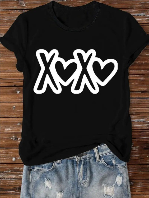 Love Valentine'S Day T-Shirt, Couple T-Shirt, Couple Christmas, Fashion Casual T-Shirt, Short-Sleeved T-Shirt Black Apparel/Shirt/Graphic Shirt SNULLO https://www.cyberehub.com