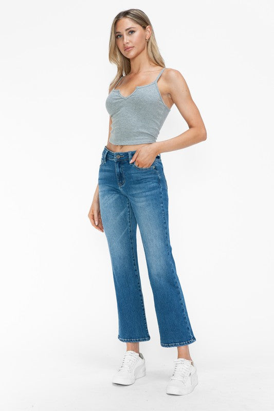 bytos Full Size Cat's Whiskers Mid Rise Ankle Jeans Apparel Apparel bytos Ship from USA TikTok Trendsi Trendsi https://www.cyberehub.com