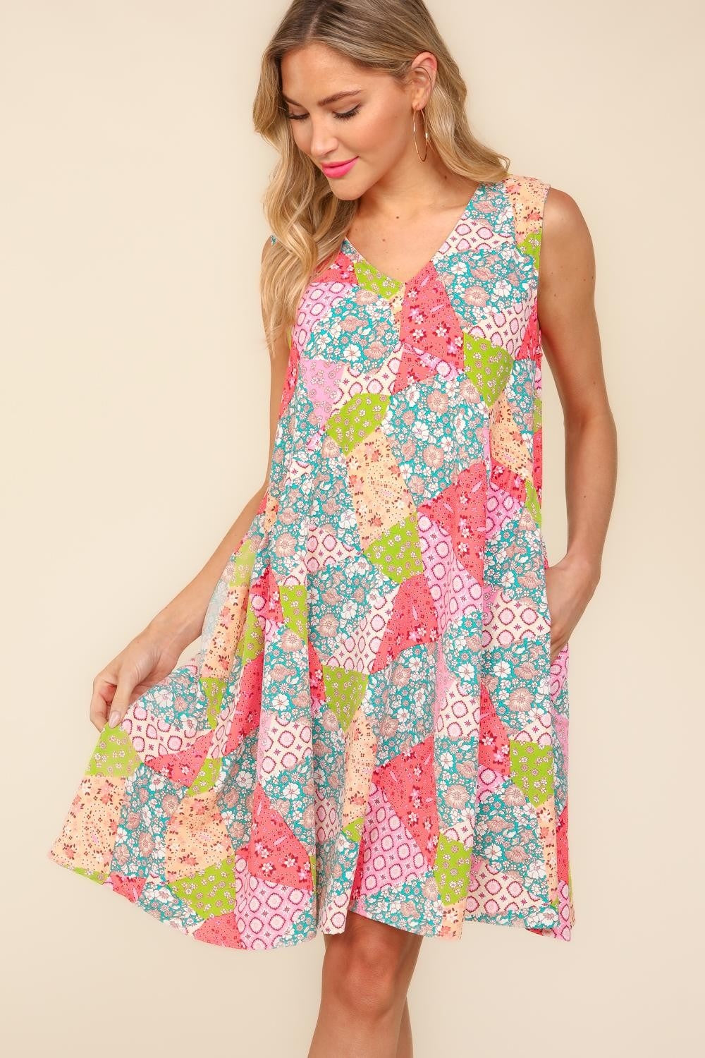 Haptics Full Size Babydoll Floral Patchwork Dress with Side Pockets Apparel/Dress Dress Haptics Ship from USA TikTok Trendsi USPS Walmart Walmart Apparel Trendsi https://www.cyberehub.com