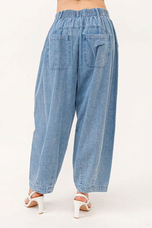 And The Why Elastic Back Pleated Baggy Jeans Bottoms And The Why Bottoms Clothing Ship from USA Women Trendsi https://www.cyberehub.com