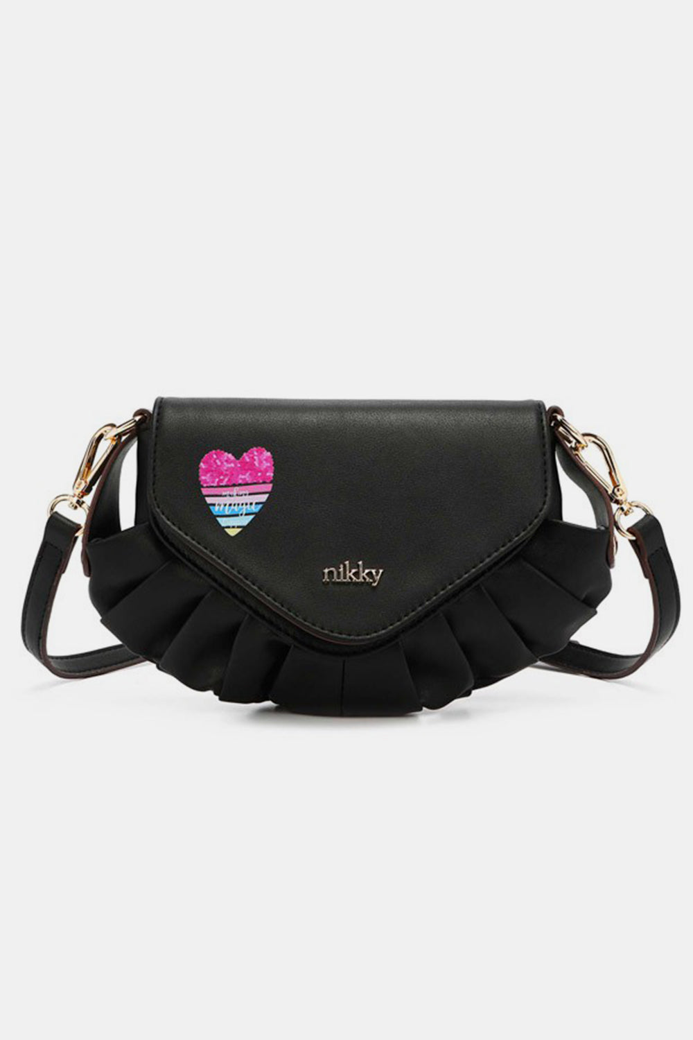 Nicole Lee USA Graphic Crossbody Bag Black One Size Nicole Lee USA Ship from USA TikTok USA Trendsi https://www.cyberehub.com