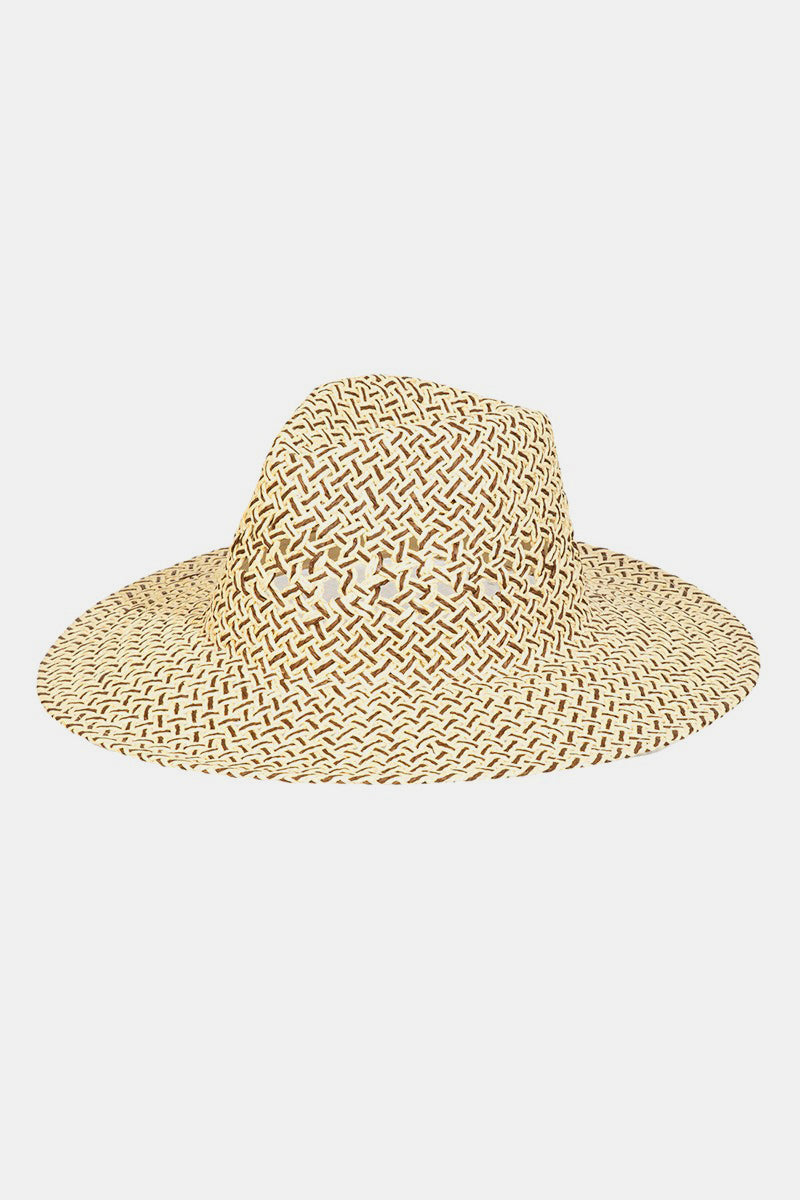 Fame Cutout Woven Straw Hat KA One Size Fame Accessories Ship from USA TikTok USA Trendsi https://www.cyberehub.com