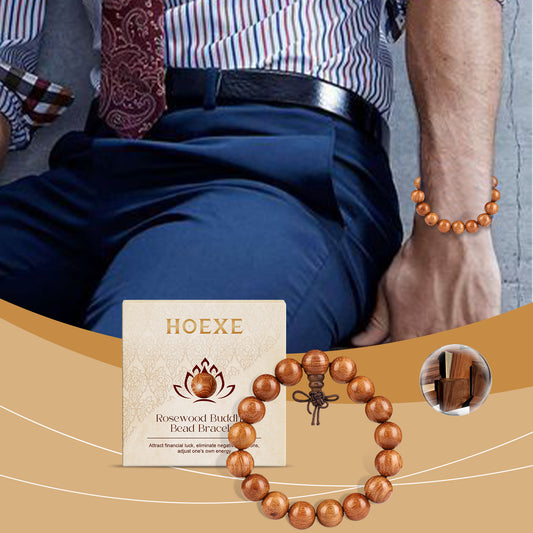 Rosewood Buddha Bead Bracelet Daily Simple Fashion Design Bracelet Personality All-In-One Beaded Bracelet HOEXE eprolo https://www.cyberehub.com