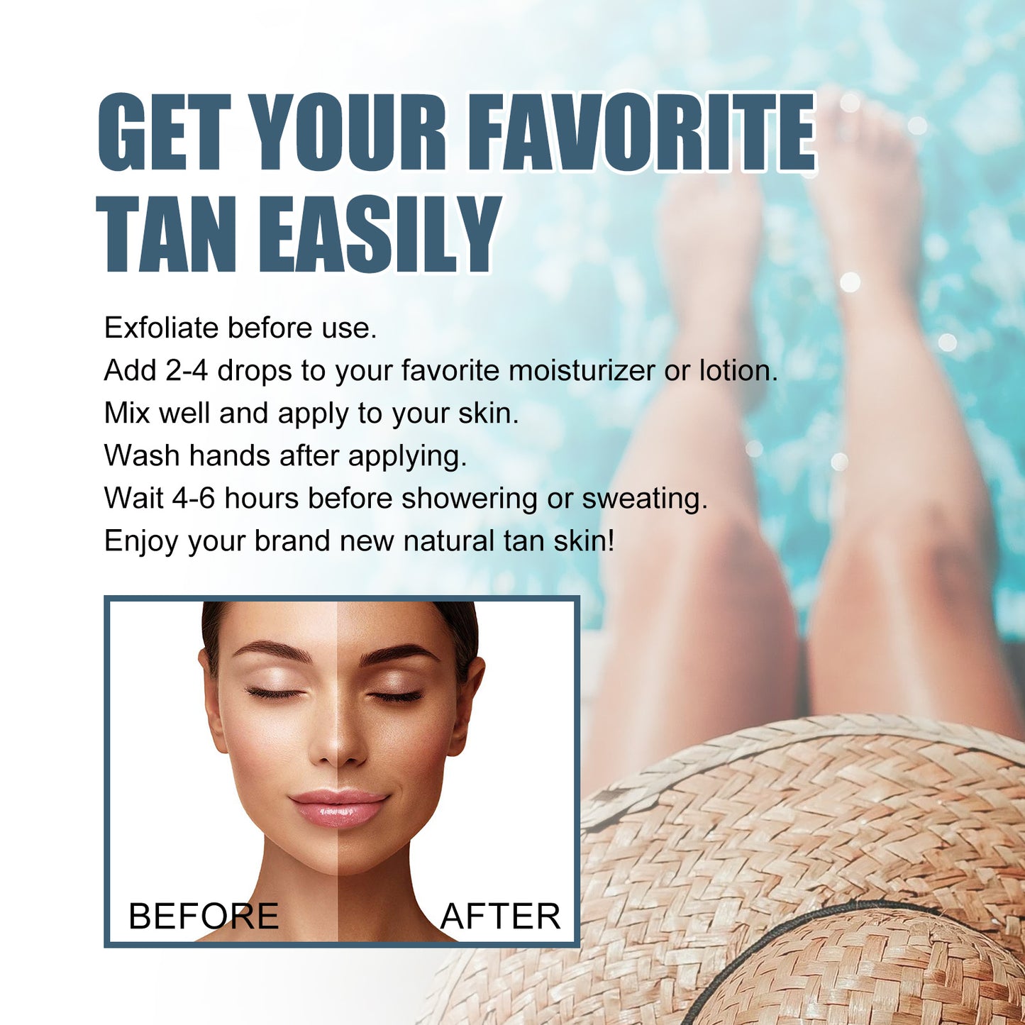 Self-tanning Drops, Outdoor Sunbathing Body Skin Moisturizing Tanning And Black Essence Health Eprolo https://www.cyberehub.com