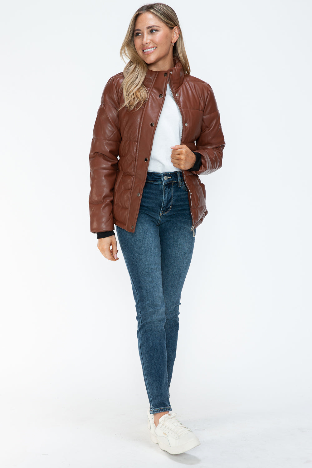 YMI Pocketed Zip Up Turtleneck Puffer Jacket Apparel Featured Ship from USA Tiktok Trendsi USA USPS Walmart YMI outerwear Trendsi https://www.cyberehub.com