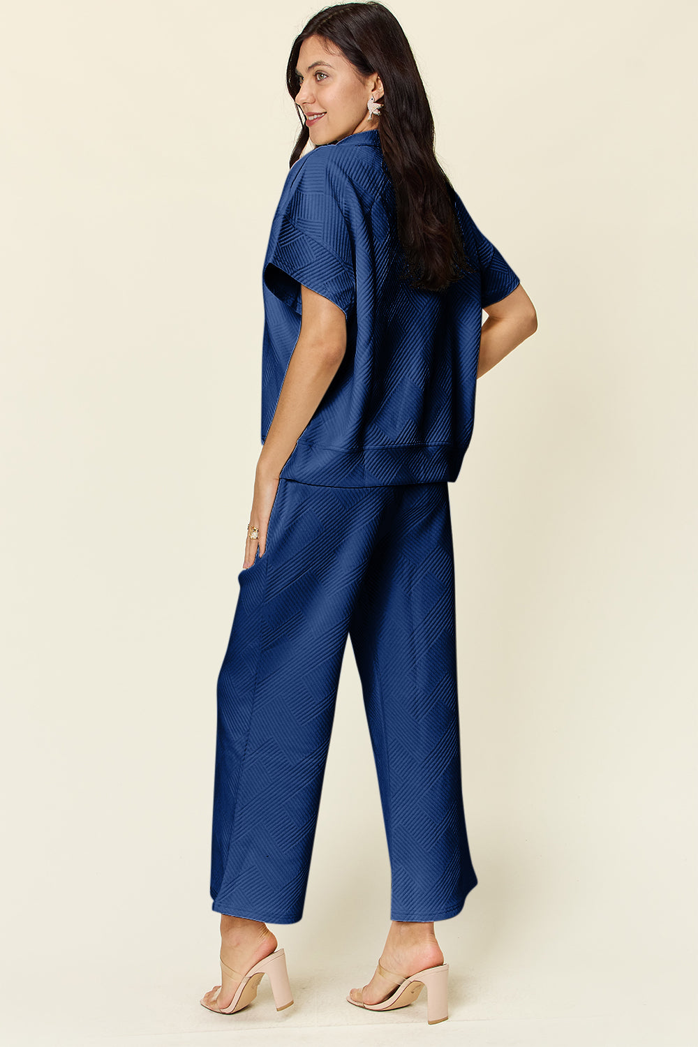 Double Take Full Size Texture Half Zip Short Sleeve Top and Pants Set Apparel/Tops Double Take Ship from USA TikTok Tops Trendsi USPS Walmart Walmart Apparel Trendsi https://www.cyberehub.com