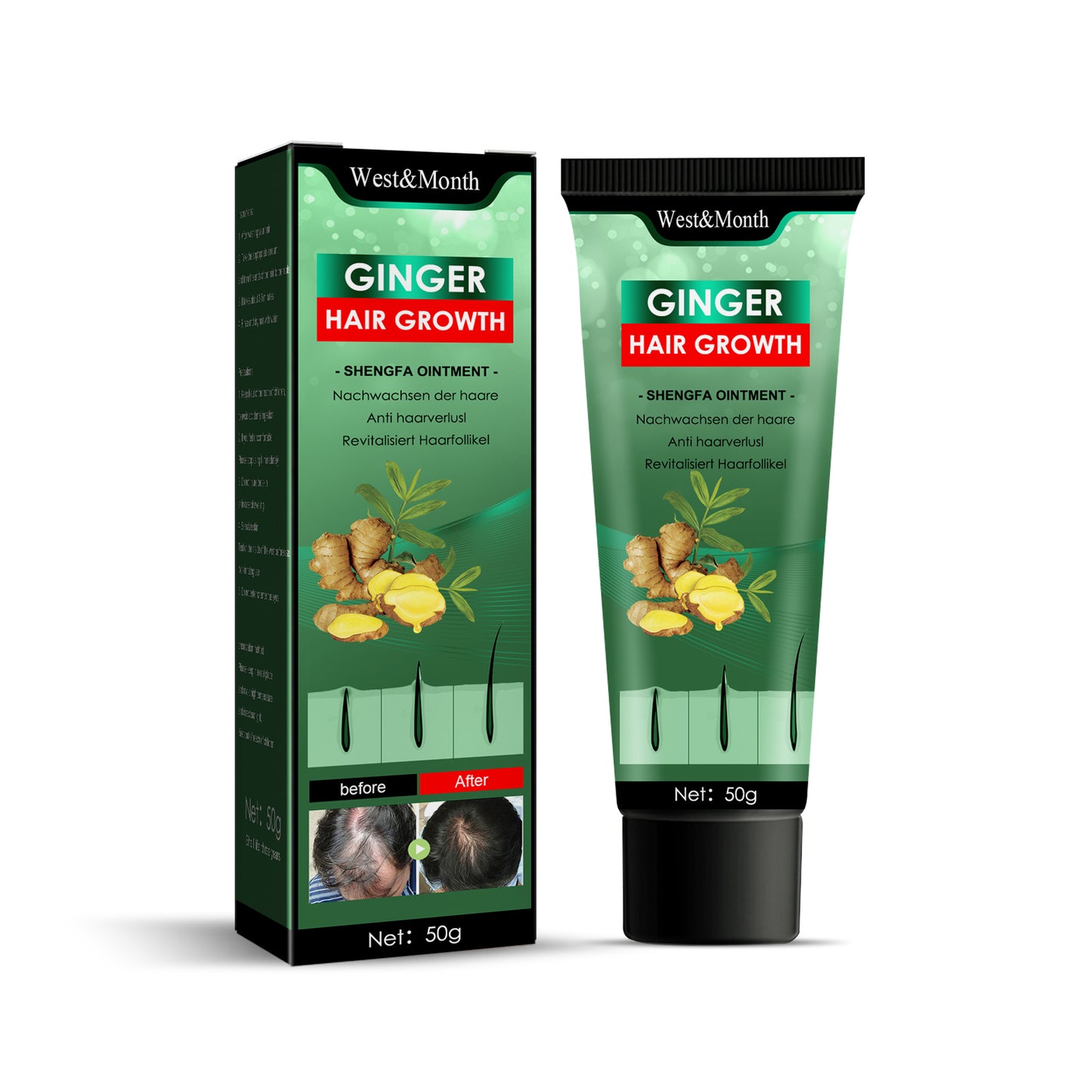 Ginger Hair Growth Ointment, Moisturize And Thicken Hair, Repair Damaged Hair And Prevent Hair Loss Hair Care Cream Health Eprolo https://www.cyberehub.com