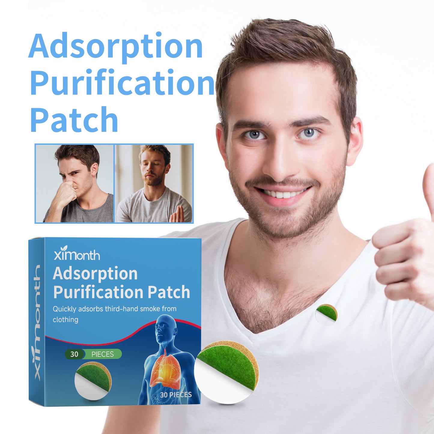 Adsorption Purification Patch, Relieve Dry Throat Itching Dizziness Discomfort Clean Odor Body Care Patch Health Eprolo https://www.cyberehub.com