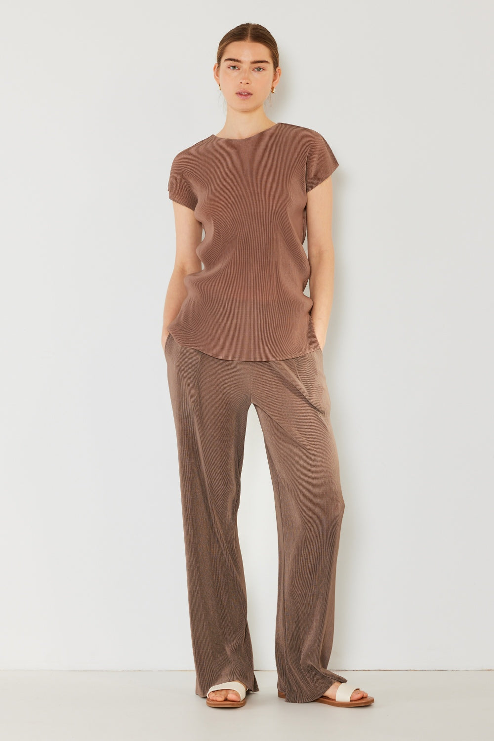 Marina West Swim Rib Pleated Cap Sleeve Top Apparel/Tops Marina West Swim Ship from USA TikTok Tops Trendsi USPS Walmart Walmart Apparel Trendsi https://www.cyberehub.com