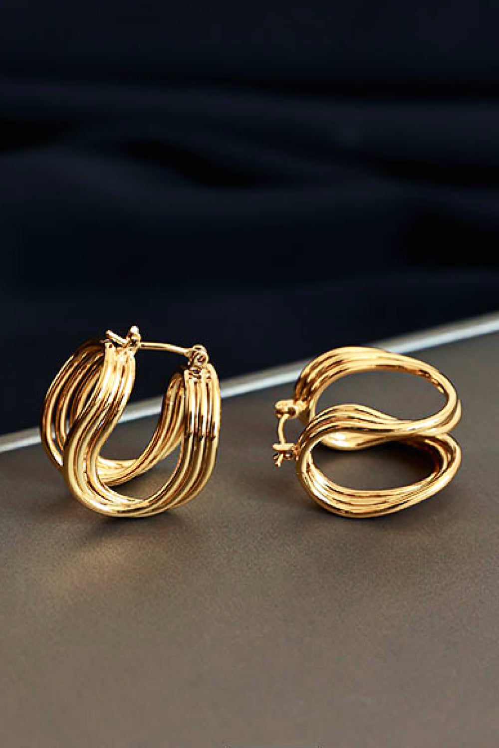 U-Shaped Hoop Earrings Hoop Earrings Earring Jewelry Q.T. Ship from USA Trendsi Walmart Trendsi https://www.cyberehub.com
