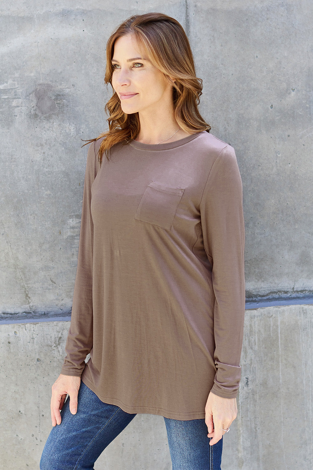 Basic Bae Full Size Round Neck Long Sleeve Top Apparel/Tops Basic Bae Ship from USA TikTok Tops Trendsi USPS Walmart Walmart Apparel Trendsi https://www.cyberehub.com
