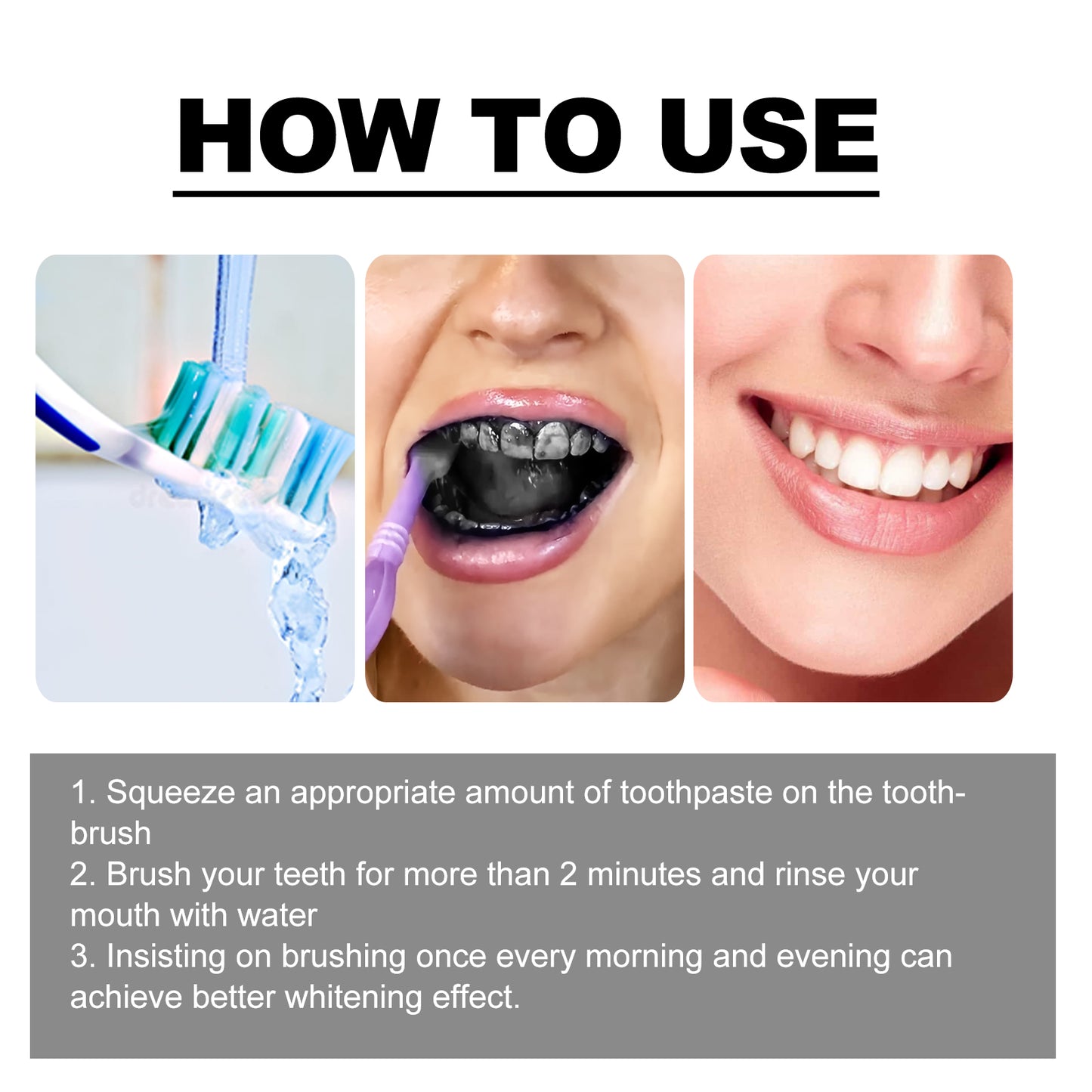 Bamboo Charcoal Whitening Toothpaste Dazzling Teeth Strong Enamel Easy Stain Removal Fresh Breath Bamboo Charcoal Toothpaste Health & Beauty Health Eprolo https://www.cyberehub.com