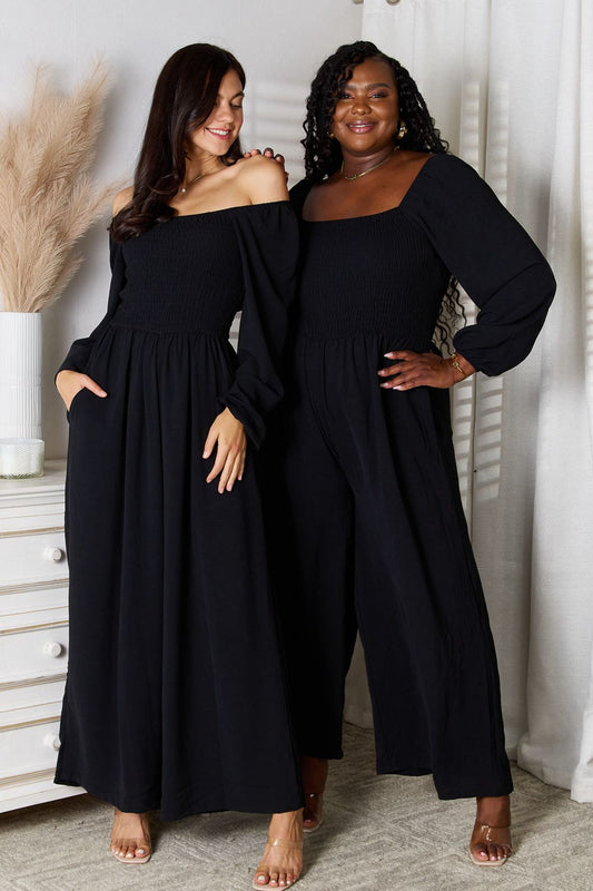 Double Take Square Neck Jumpsuit with Pockets Apparel/Tops Double Take Ship from USA TikTok Tops Trendsi USPS Walmart Walmart Apparel Trendsi https://www.cyberehub.com