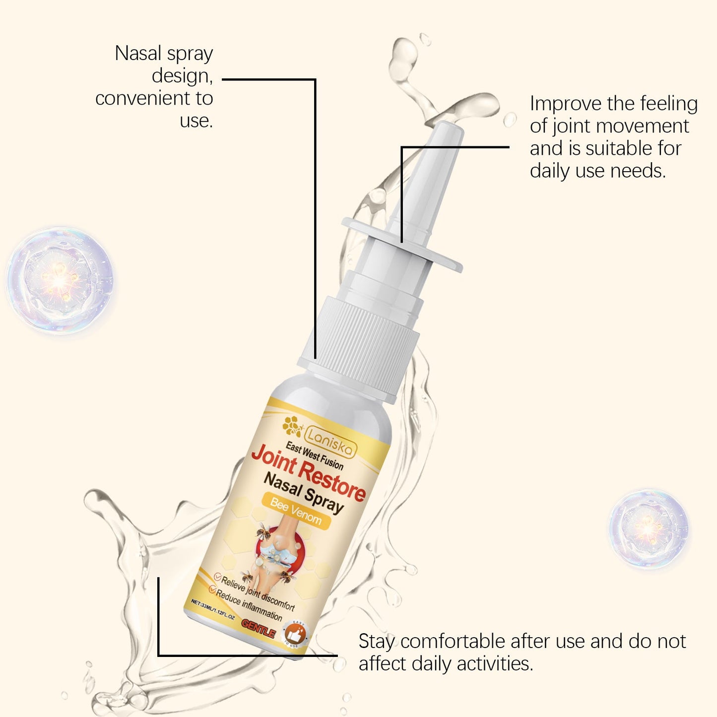 Laniska Herbal Joint Nasal Spray Relieves Joint Discomfort And Improves Flexibility And Comfort Care Spray Health & Beauty Health & Beauty Under 10 UniversalMaax https://www.cyberehub.com