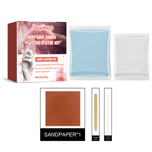 Dowmoo Hand Casting Kit, Three-Dimensional Hand Model Plaster Clone Model Homemade Commemorative Gift Crafts Health Eprolo https://www.cyberehub.com