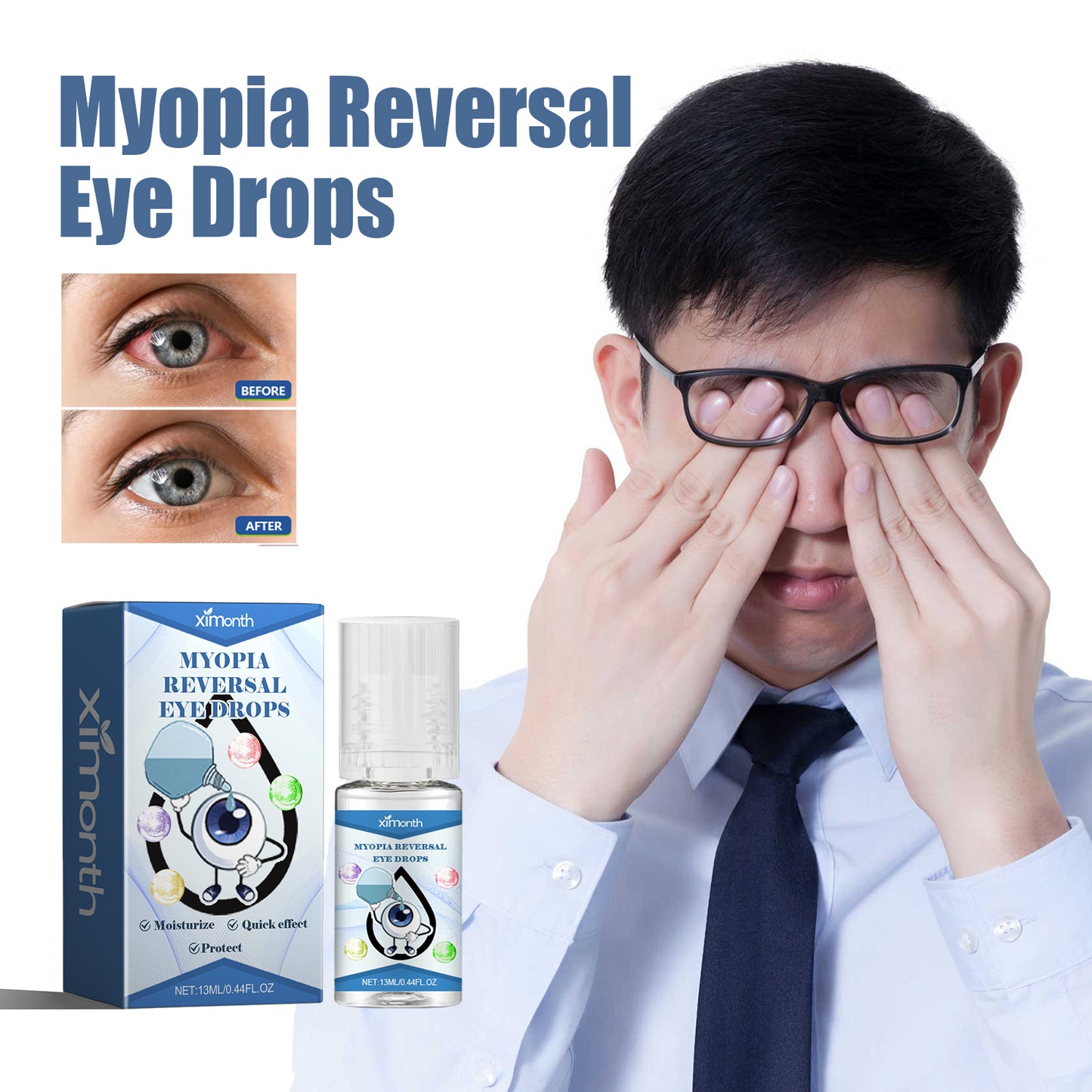 Myopia Reversal Eye Drops, Relieve Eye Discomfort Repair Eye Fatigue And Dry Eye Moisturizing Lotion Health & Beauty Health Eprolo https://www.cyberehub.com