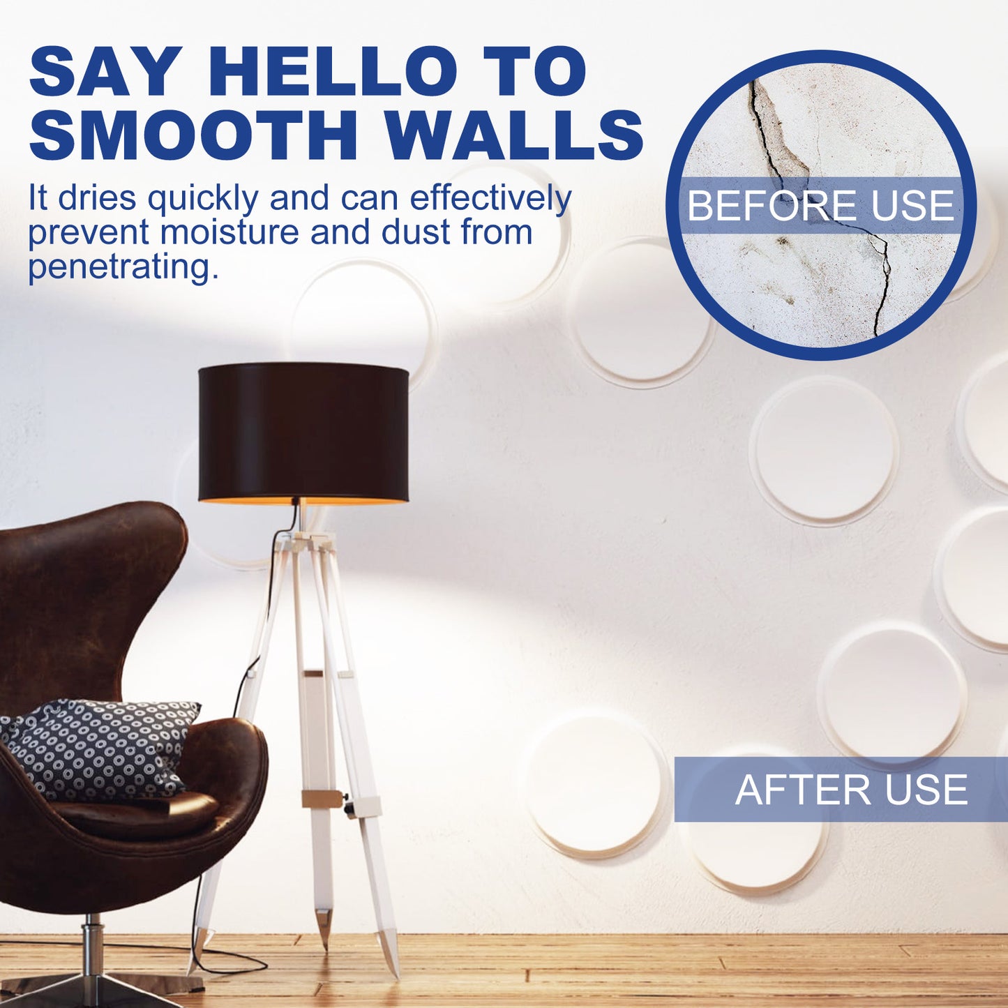 Wall Repair Paste, Home White Wall Crack Repair Plaster To Cover Mildew Stain Renovation Home & Garden Home Eprolo https://www.cyberehub.com