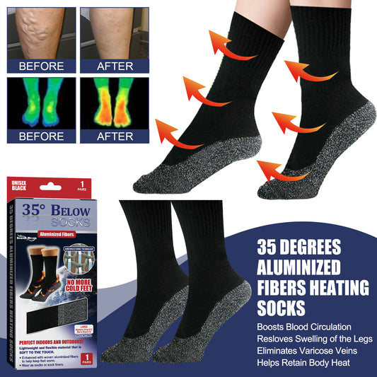 35 Degrees Aluminized Fibers Heating Socks, Relieve Vein Spontaneous Heat Constant Temperature Comfortable Warm Foot Cold Protection Socks Health Eprolo https://www.cyberehub.com