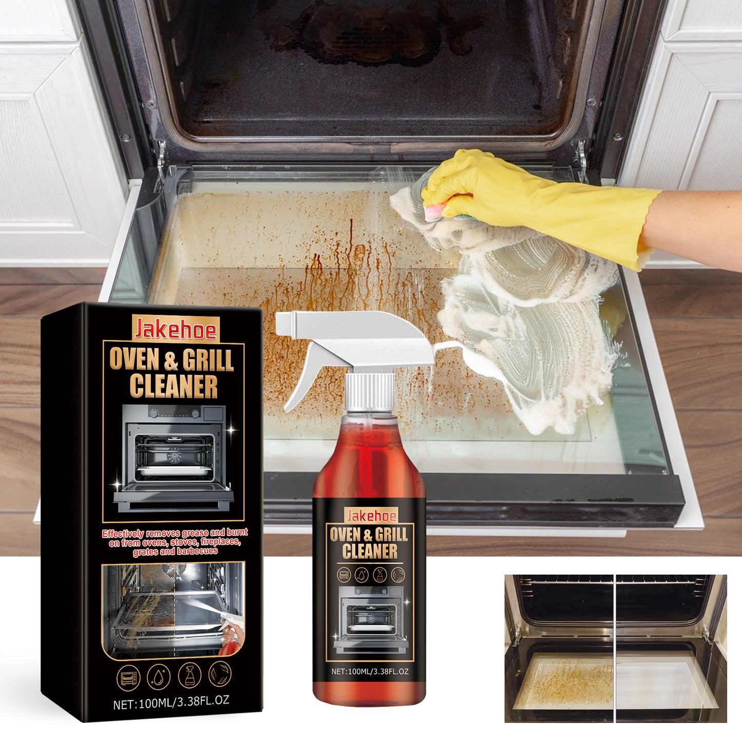 Jakehoe Oven & Grill Cleaner, Oven Grill Special Decontamination, Deodorization, Odor, Odor And Oil Remover Home Eprolo https://www.cyberehub.com