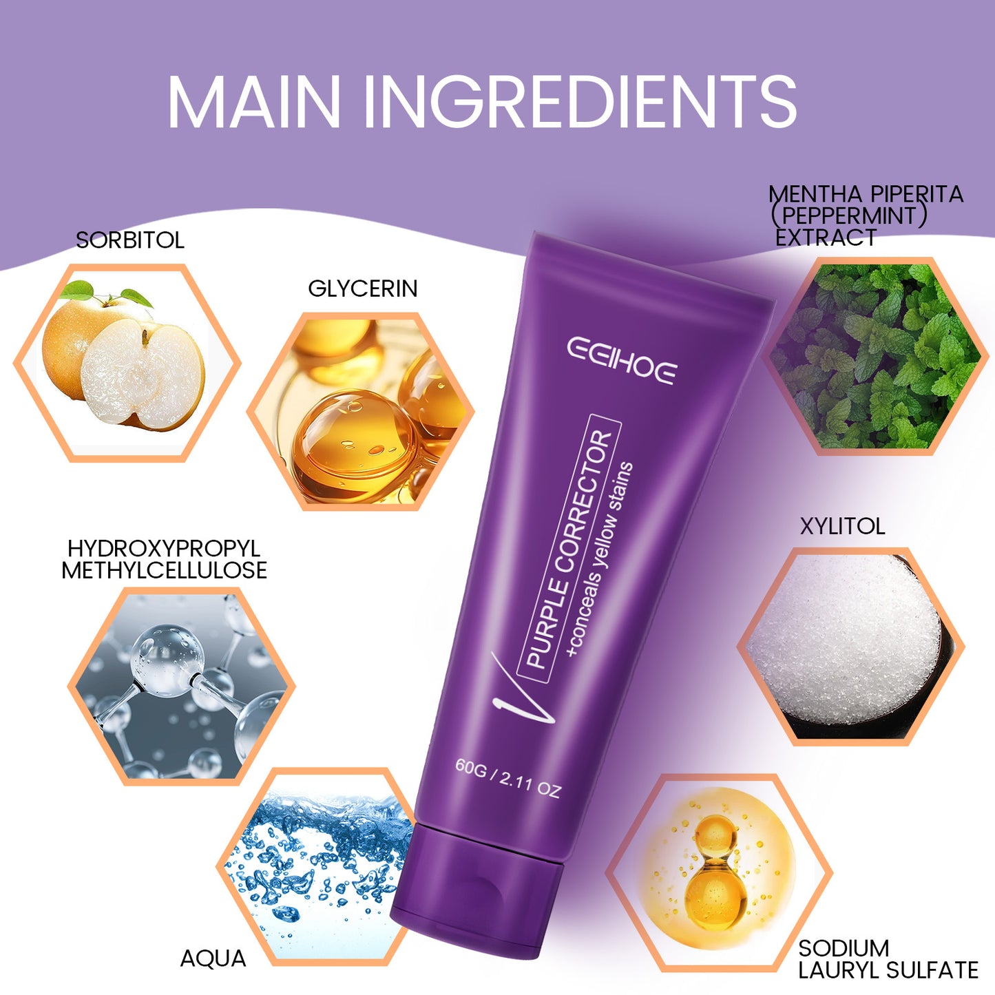 Purple Corrector, Deep Clean Bad Breath Dirt Care Gingival Whitening Tooth Care Toothpaste Health Eprolo https://www.cyberehub.com