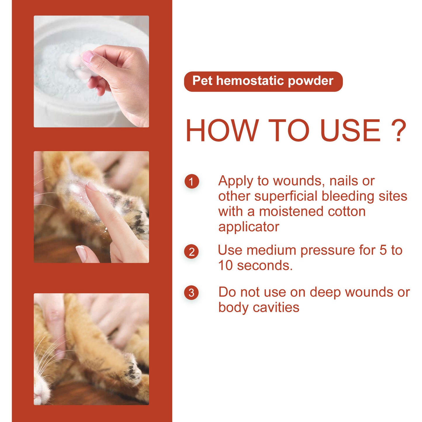 Yegbong Pet Hemostatic Powder, Skin Wound Cleaning Styptic Powder For Cats And Dogs Soothing Wound Healing Powder For Pets Pet Supplies Pet Eprolo https://www.cyberehub.com
