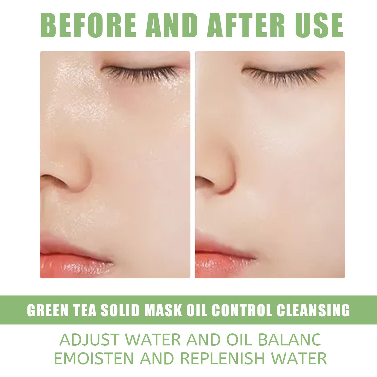 Green Tea And Eggplant Solid Mask, Facial Deep Cleansing, Moisturizing And Firming Skin Smear Mud Mask Stick Health Eprolo https://www.cyberehub.com