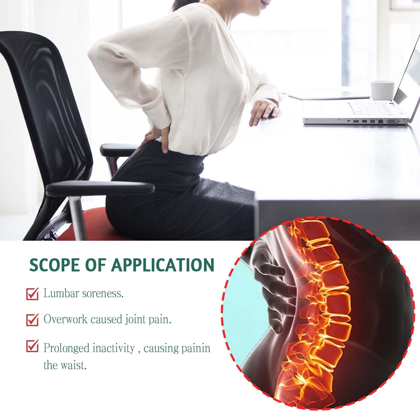 Lumbar Vertebra Plaster, Relieve Lumbar Stiffness, Swelling And Pain Lumbar Disc Protruding Muscles And Bones Care Patch Health Eprolo https://www.cyberehub.com