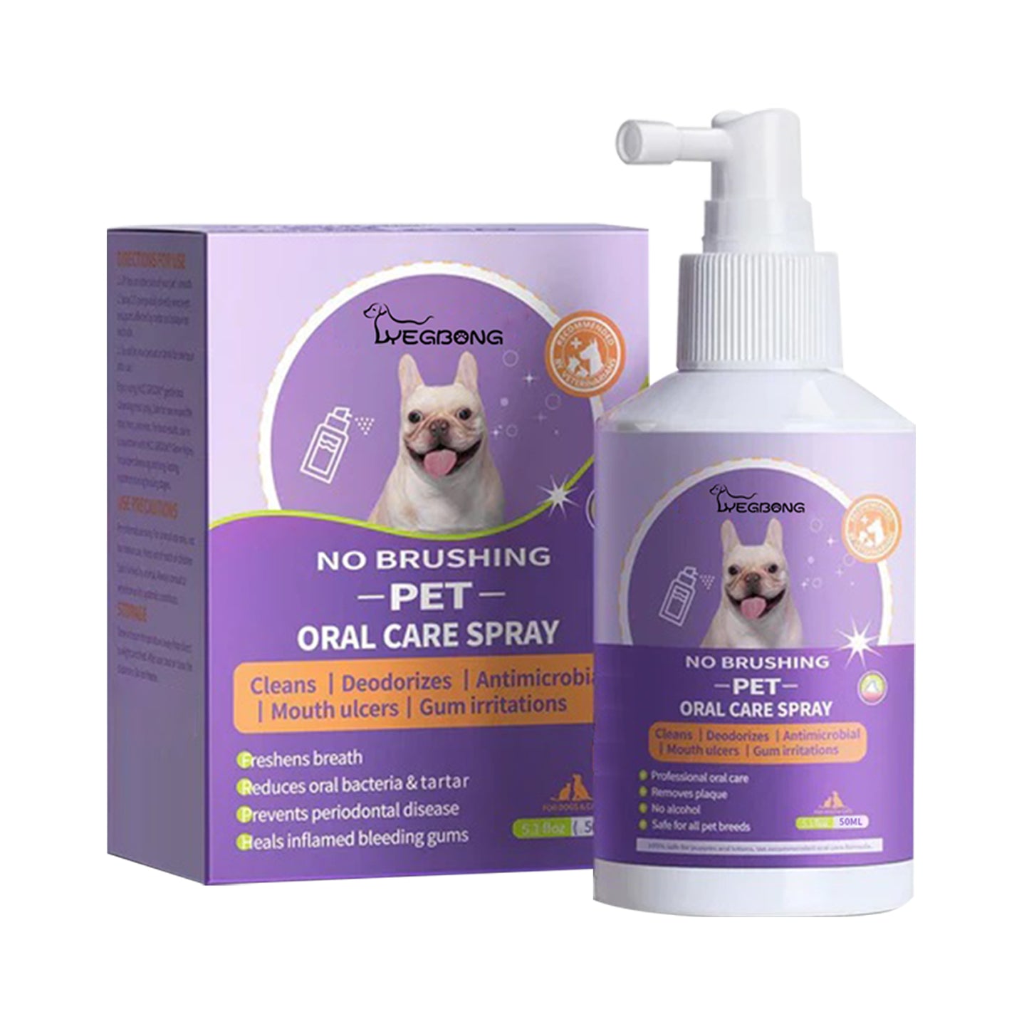 Yegbong Dog And Cat Tooth Cleaning Spray, Pet Mouth Cleaning Breath Fresh Deodorizing Cleaning Spray Pet Supplies Pet Eprolo https://www.cyberehub.com