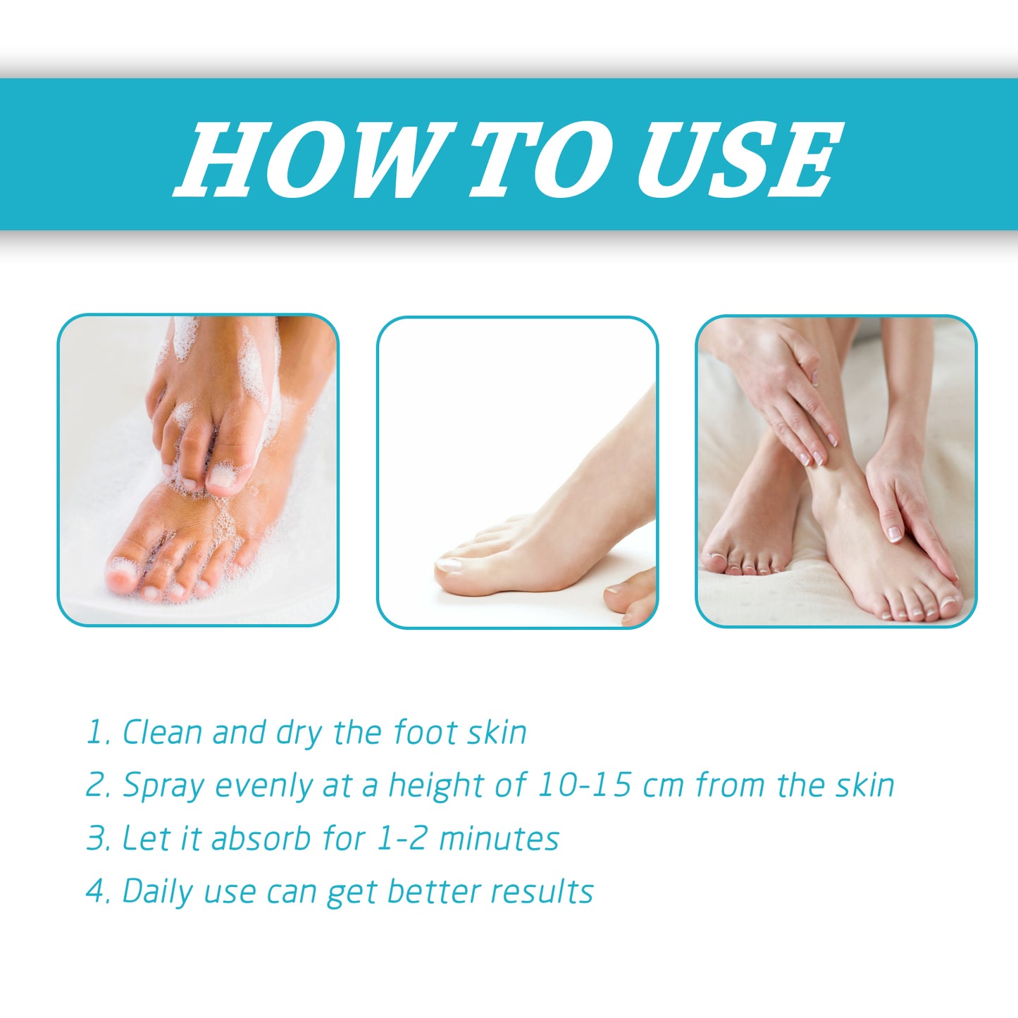Foot Spray Foot Skin Moisturizing, Anti-Cracking, Deodorizing, Deodorizing And Repairing Nail Care Spray Health Eprolo https://www.cyberehub.com