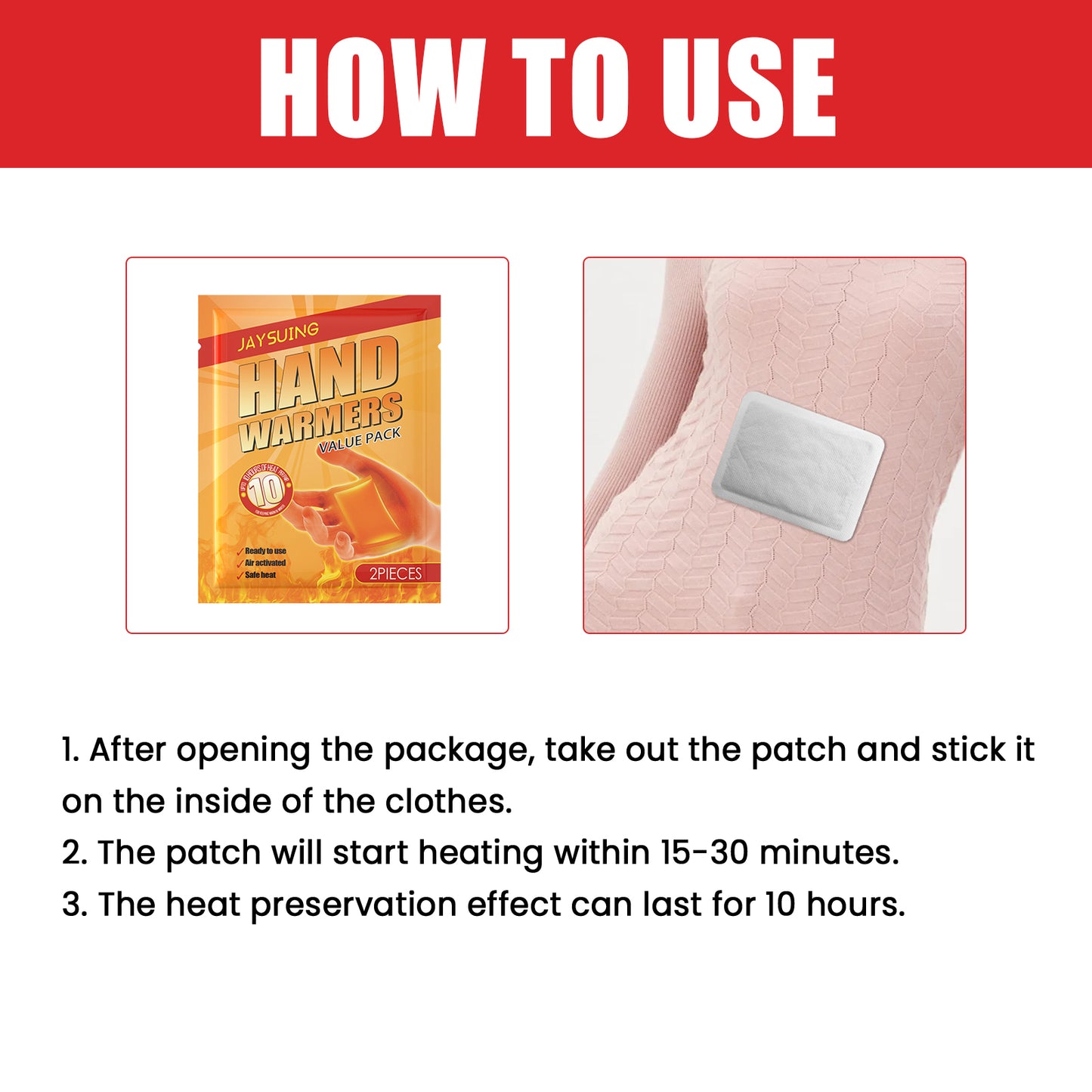 Hand Warmers, Hand Warmer Portable Comfortable Self-Heating Warm Patch Belly Warm Patch Belly Warm Patch Health Eprolo https://www.cyberehub.com
