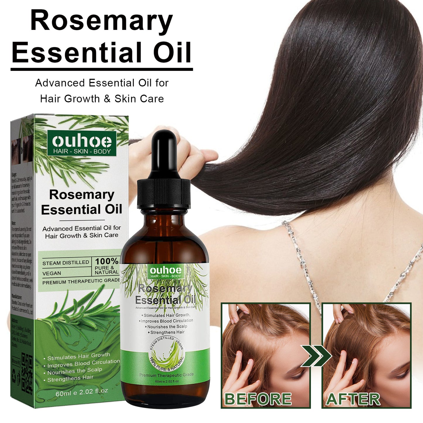 Rosemary Hair Dense Essential Oil, Prevent Hair Breakage And Hair Loss Strong, Strong And Solid Hair Moisturizing Root Dense Essential Oil Health Eprolo https://www.cyberehub.com