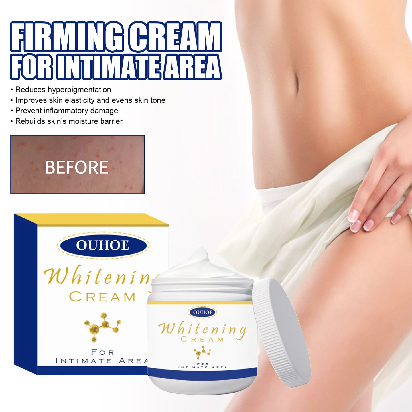 Body Whitening Cream, Lightening Dull Skin Even Skin Tone Moisturizing Skin Beauty Cream Health Eprolo https://www.cyberehub.com