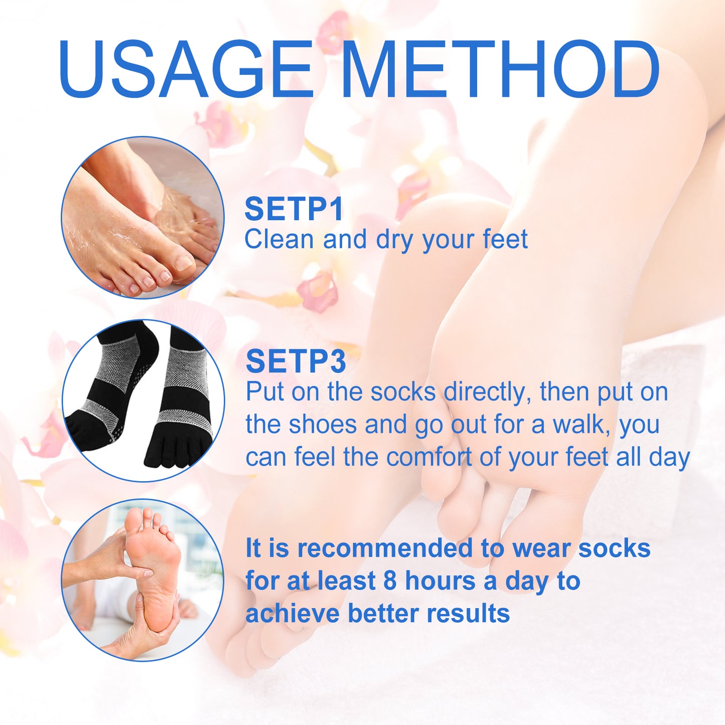 Antifungal Deodorant Socks, Comfortable Breathable Non-slip Anti-foot Sweat Deodorant Foot Care Thermal Socks Health Eprolo https://www.cyberehub.com