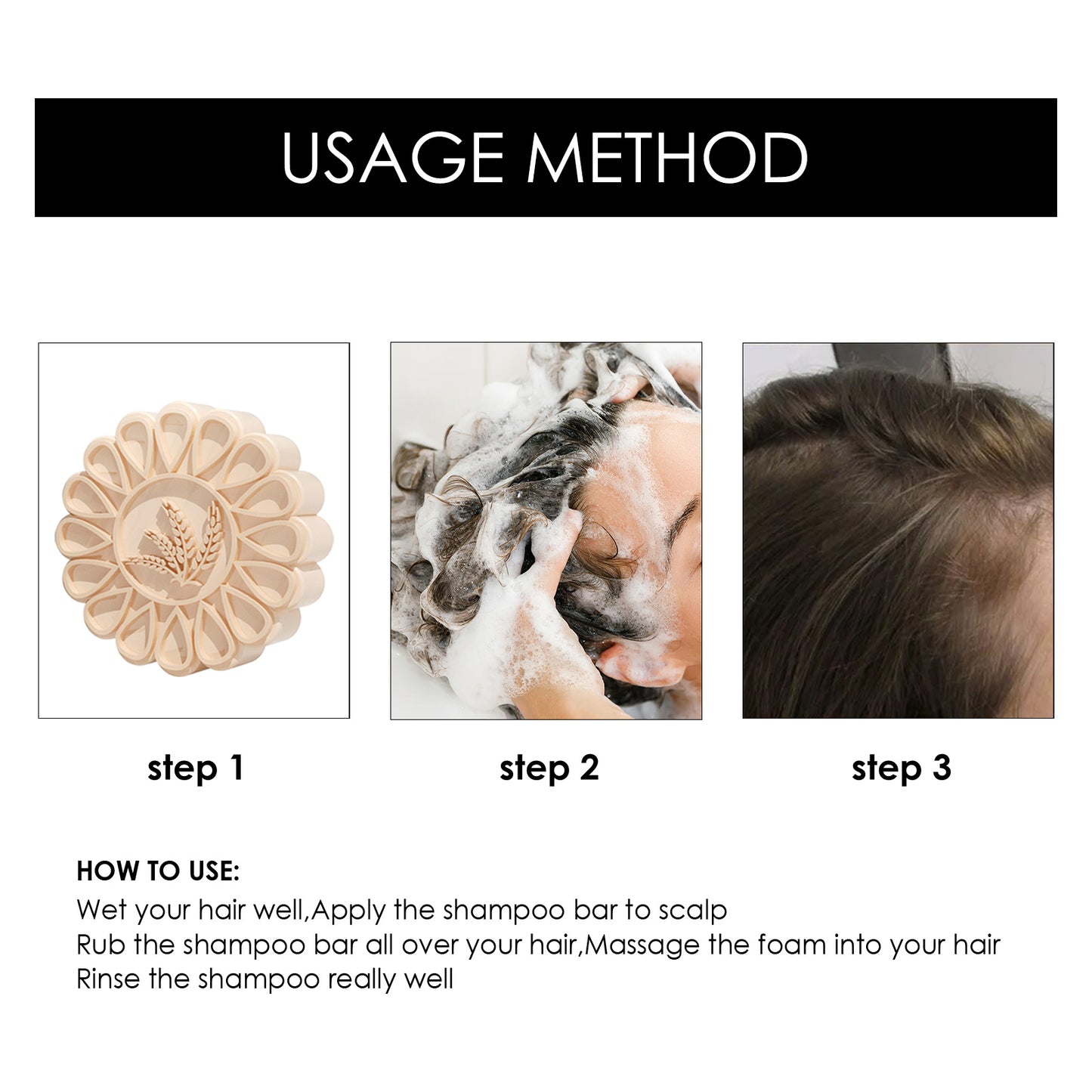 Rice Anti-Slip Shampoo Soap, Moisturizes Scalp Cleans Hair Repairs Damaged Hair And Strengthens Hair Shampoo Soap Health Eprolo https://www.cyberehub.com