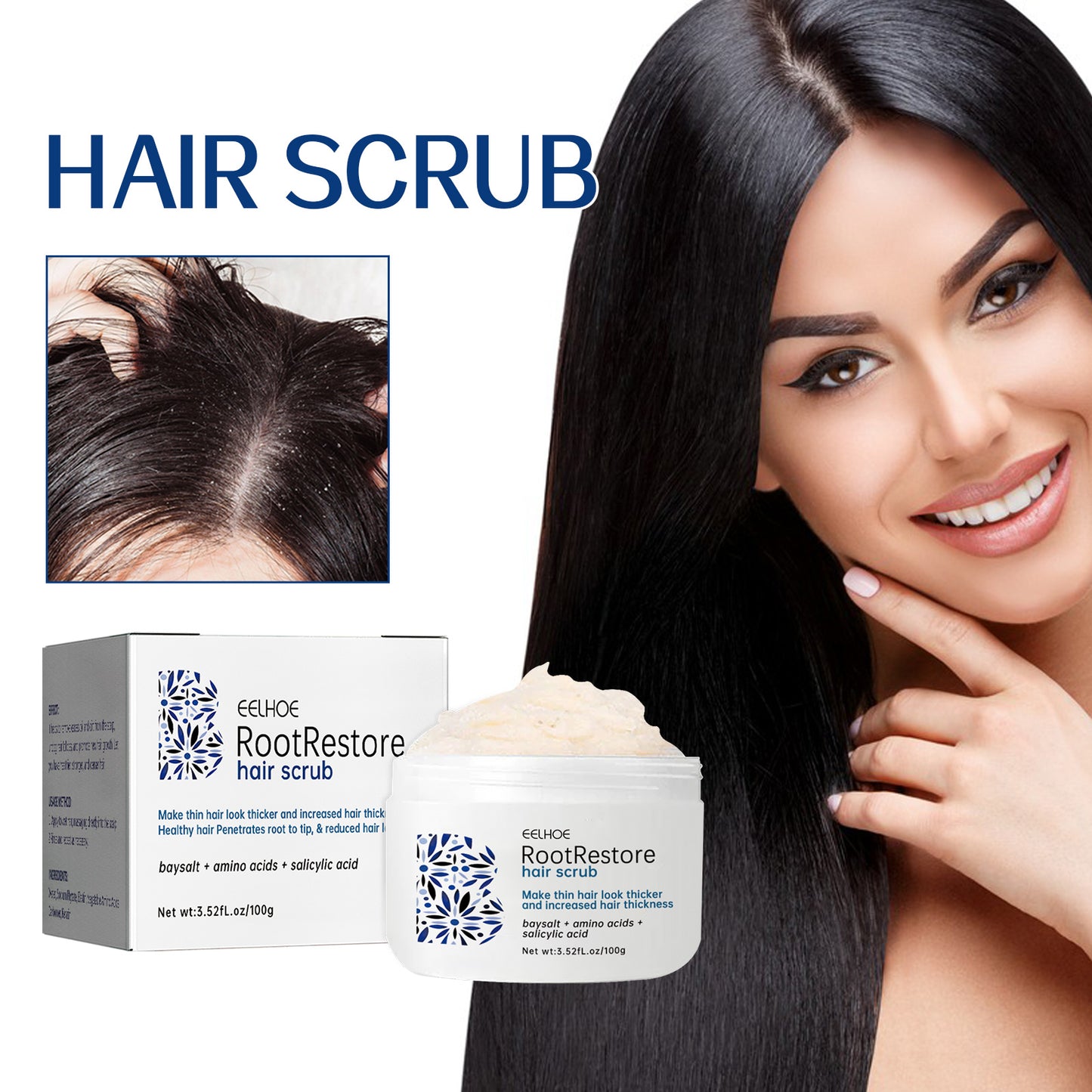 Hair Scrub Cleans Scalp Dandruff, Soothes Itchiness, Moisturizes Dense, Firming, And Prevents Hair Loss Health Eprolo https://www.cyberehub.com