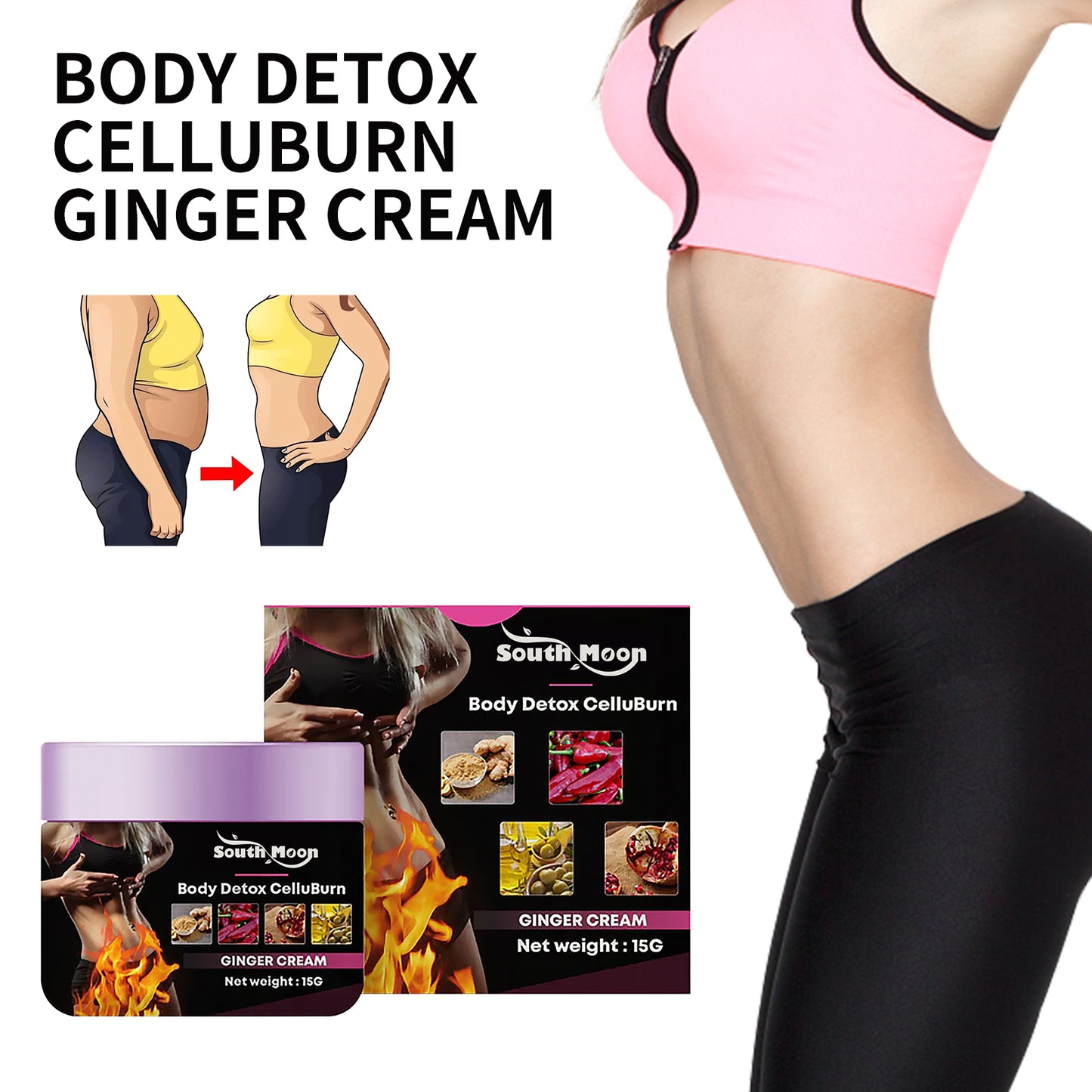 Body Detox Cellburn Ginger Cream, Body Skin Toning And Firming Heat Slimming Cream Health Eprolo https://www.cyberehub.com