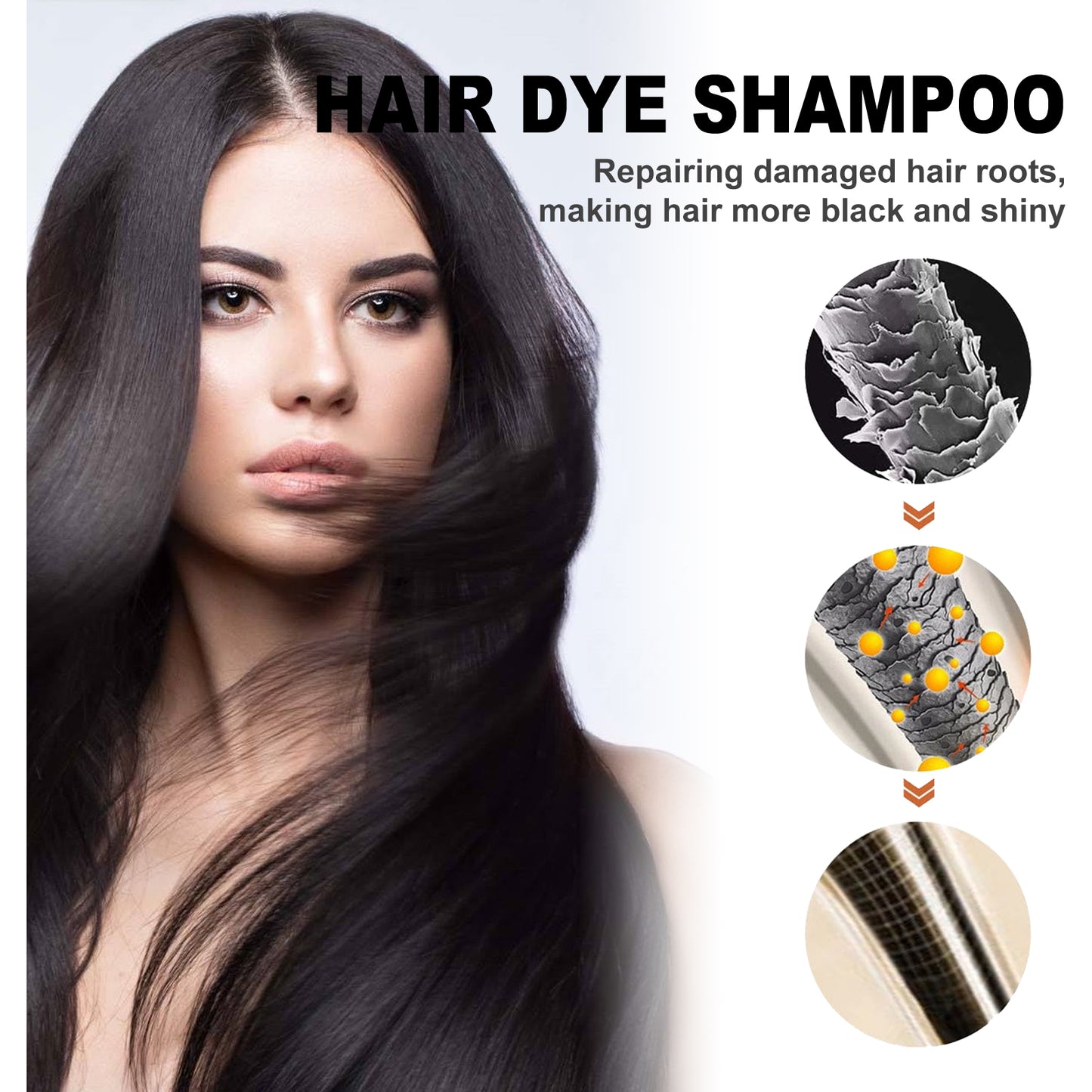 EELHOE Black Hair Shampoo, Multiflorum Essence Moisturizing Nourishing Cleansing Repairing Black And Smooth Hair Shampoo Health Eprolo https://www.cyberehub.com