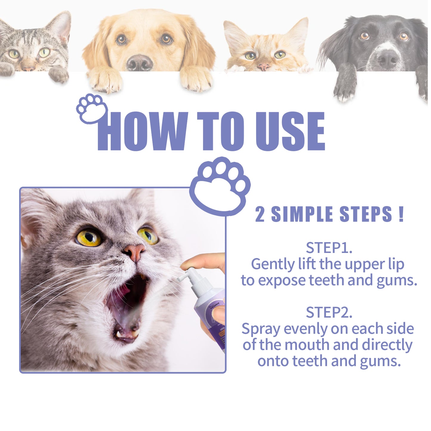 Yegbong Dog And Cat Tooth Cleaning Spray, Pet Mouth Cleaning Breath Fresh Deodorizing Cleaning Spray Pet Supplies Pet Eprolo https://www.cyberehub.com