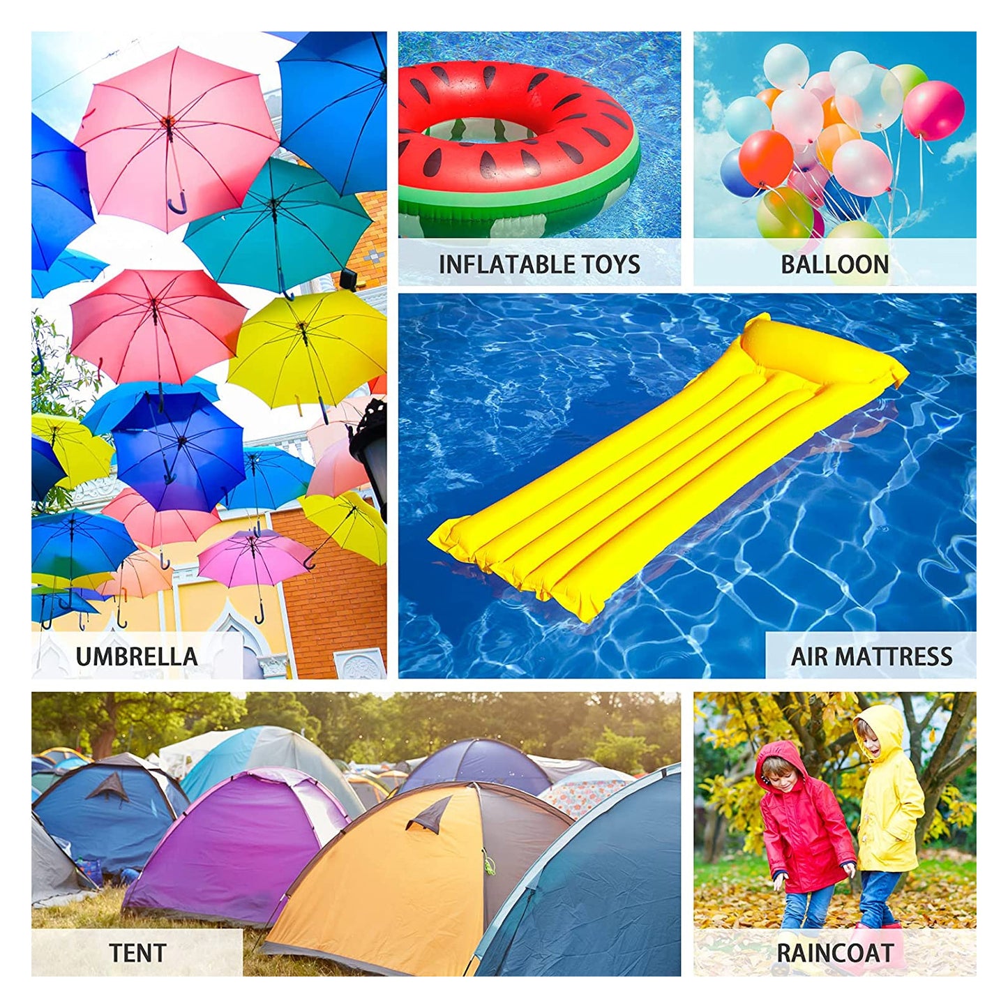 Waterproof Adhesive Leak Repair, Waterproof Coating Tent Umbrella Inflatable Pool Balloon Self-Adhesive Repair Tape Home & Garden Home Eprolo https://www.cyberehub.com