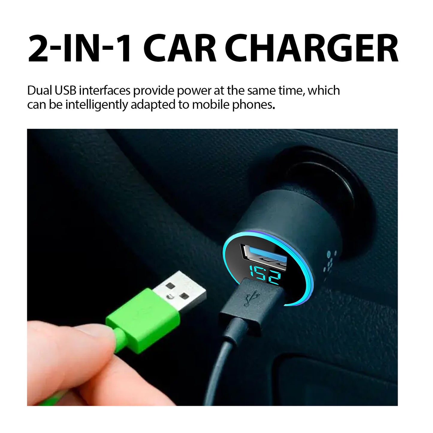2-In-I Sterl Th Car Signal Jammer With Charging Pod, Car Dual USB Interface Mobile Phone Multi-Function Charger Automotive Automotive Eprolo https://www.cyberehub.com