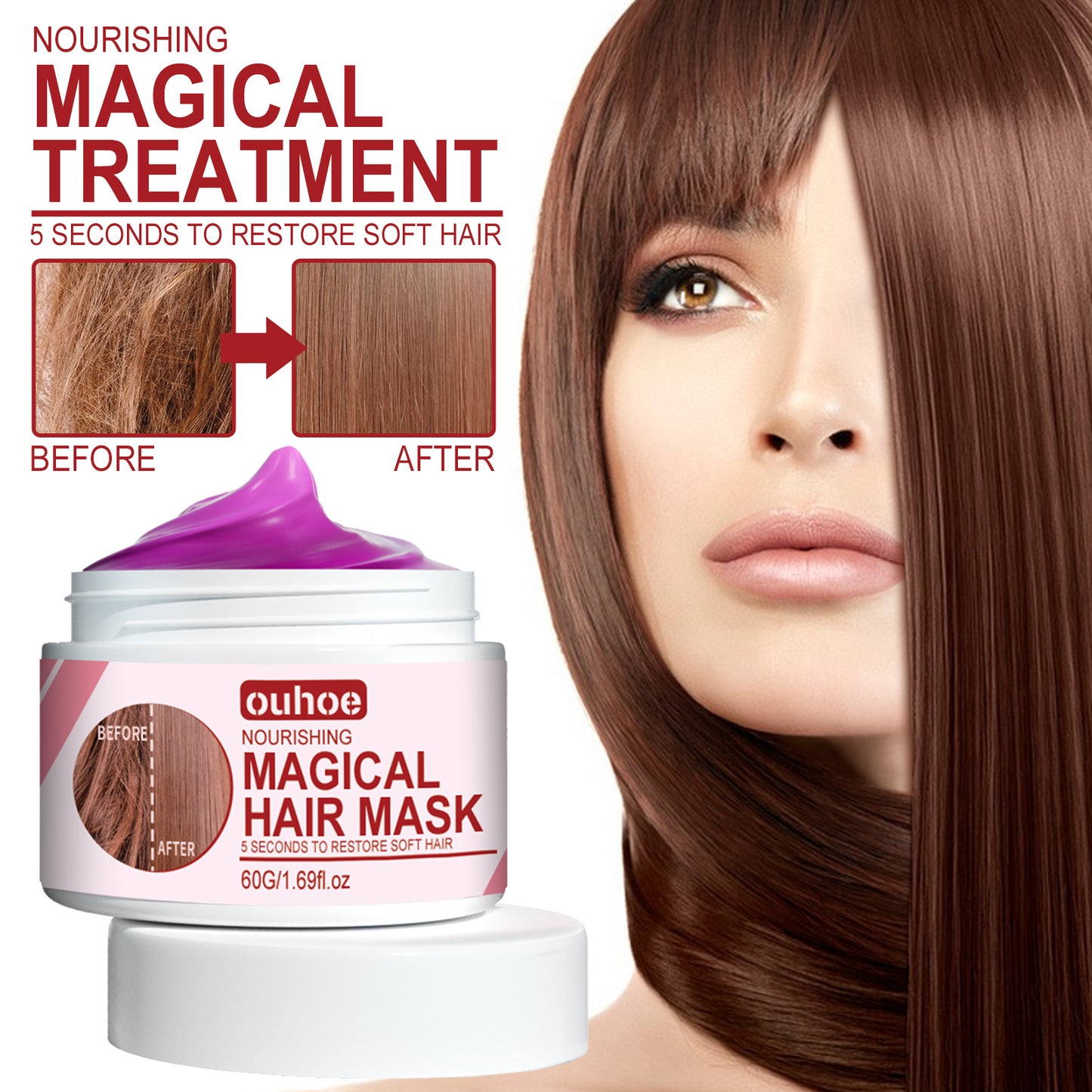 Keratin Repair Hair Mask, Free Steam Repair Silk Smooth Hot Dyeing Moisturizing Care Hair Mask Health Eprolo https://www.cyberehub.com