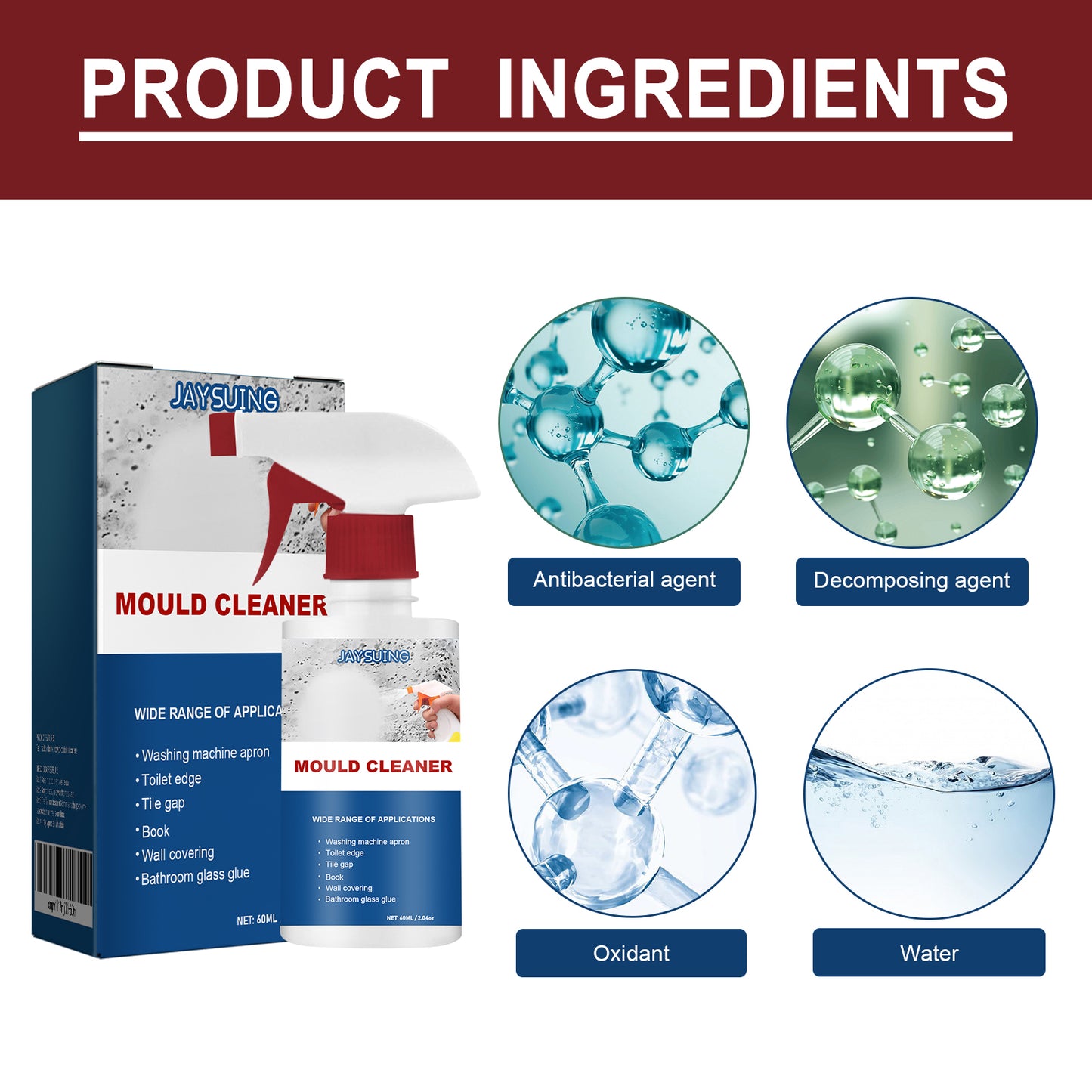 Jaysuing Mold Remover Spray, Ceiling Bathroom Tile Wall Multi-Effect Cleaning Decontamination And Mildew Removal Spray Automotive Eprolo https://www.cyberehub.com