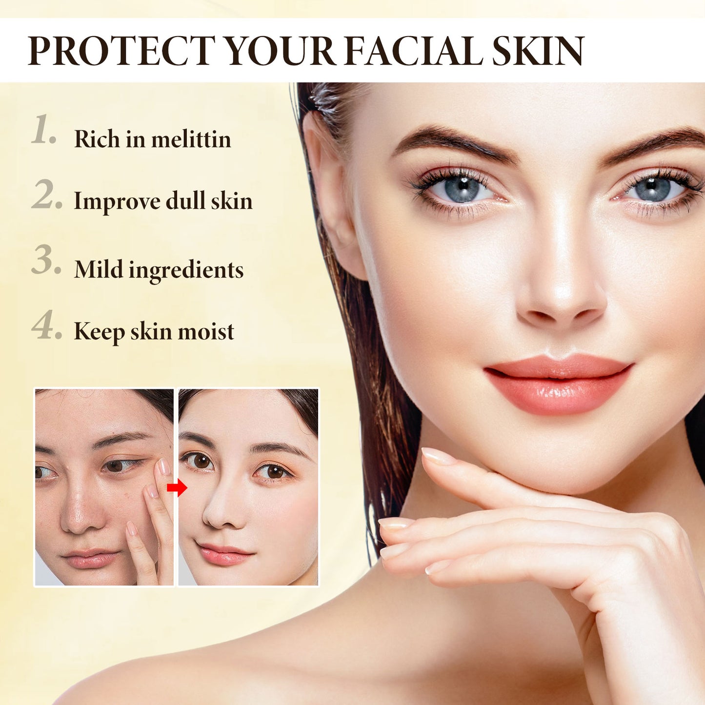 Bee-Venom Face Lotion, Fade Fine Neck Lines Around The Eyes Moist Firming Skin Filling Water Anti Aging Health Eprolo https://www.cyberehub.com