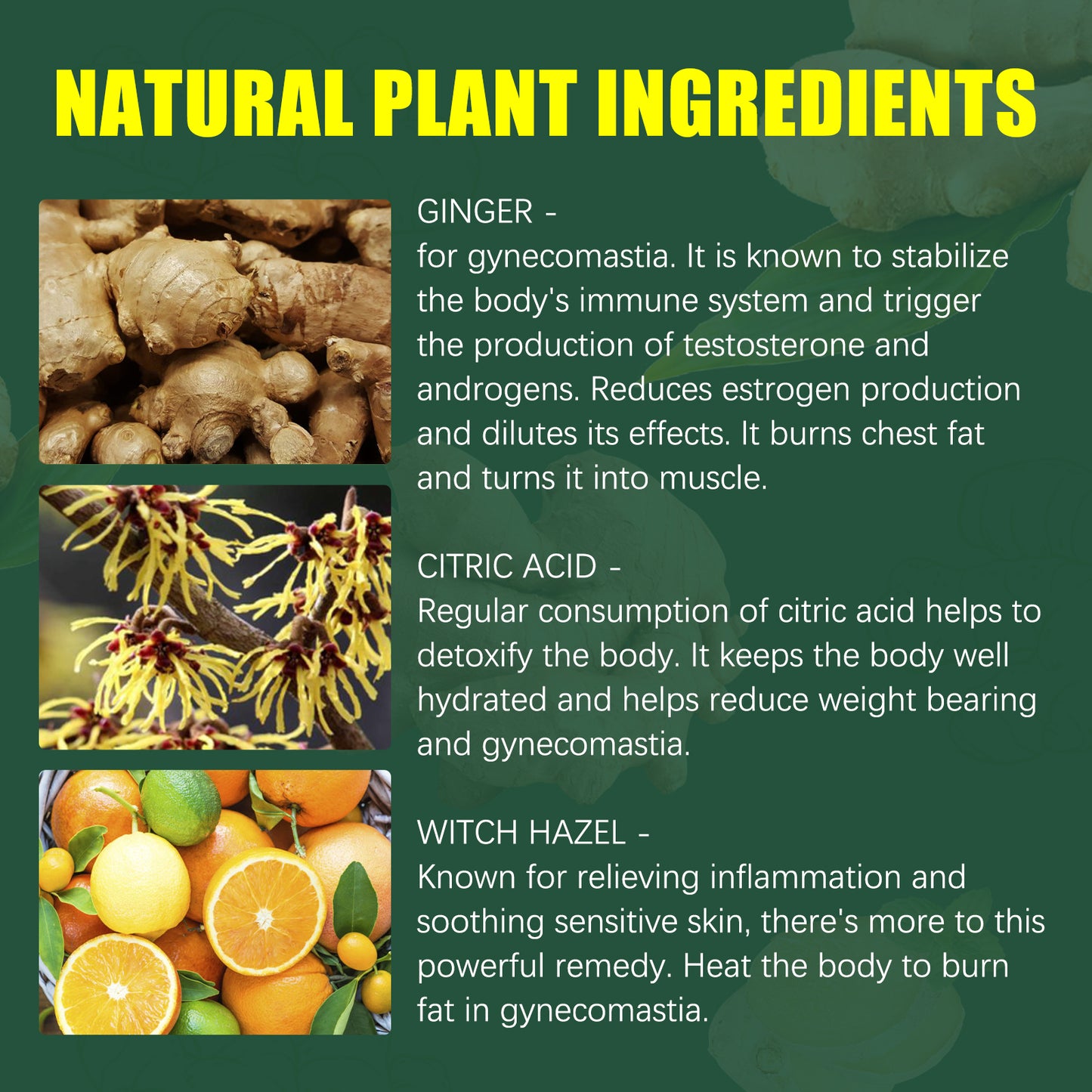 Gynecomastia Tightening Ginger Cream, Chest Massage Treatment Chest Firming Massage Cream Health & Beauty Health Eprolo https://www.cyberehub.com