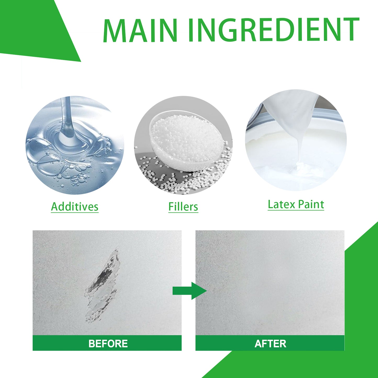 Jaysuing Wall Repair Paint: White Wall Repair Roller Brush Moisture-Proof Peeling Cover Stains And Cracks Renovation Paint Home Eprolo https://www.cyberehub.com