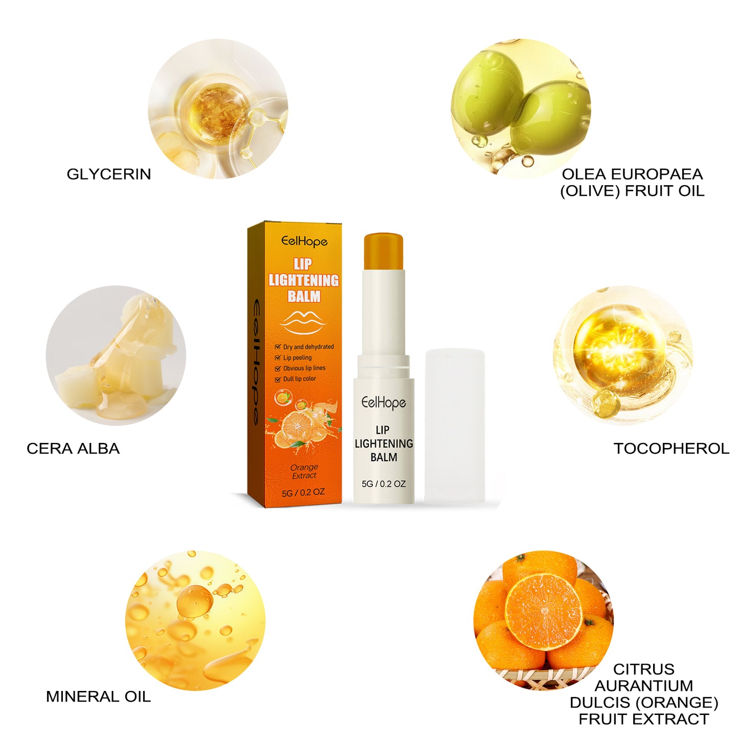 Orange Moisturizing Lip Balm Moisturizes, Hydrates, Removes Dead Skin, Prevents Dry And Cracked Lips Health Eprolo https://www.cyberehub.com