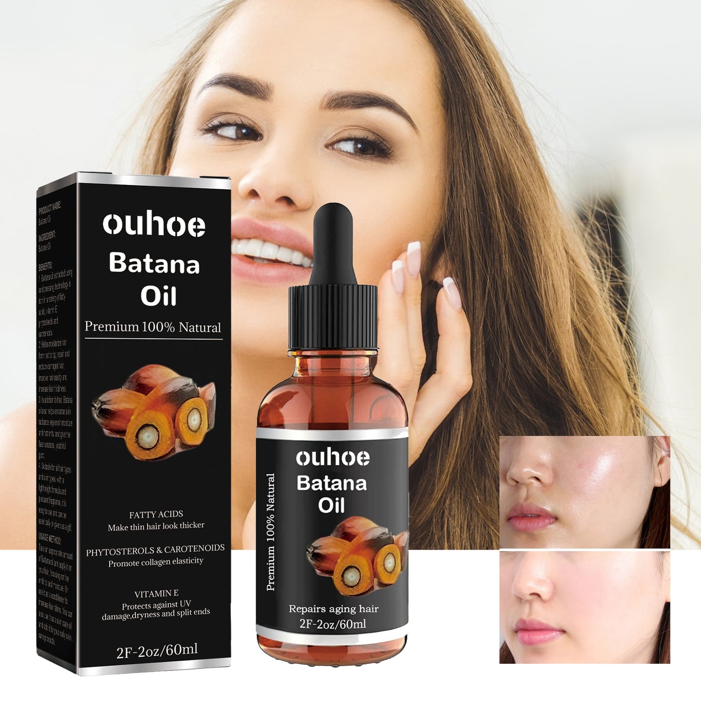 Batana Essential Oil, Hair Smoothing Anti-Loss Nourishing Skin Care Essential Oil Health Eprolo https://www.cyberehub.com