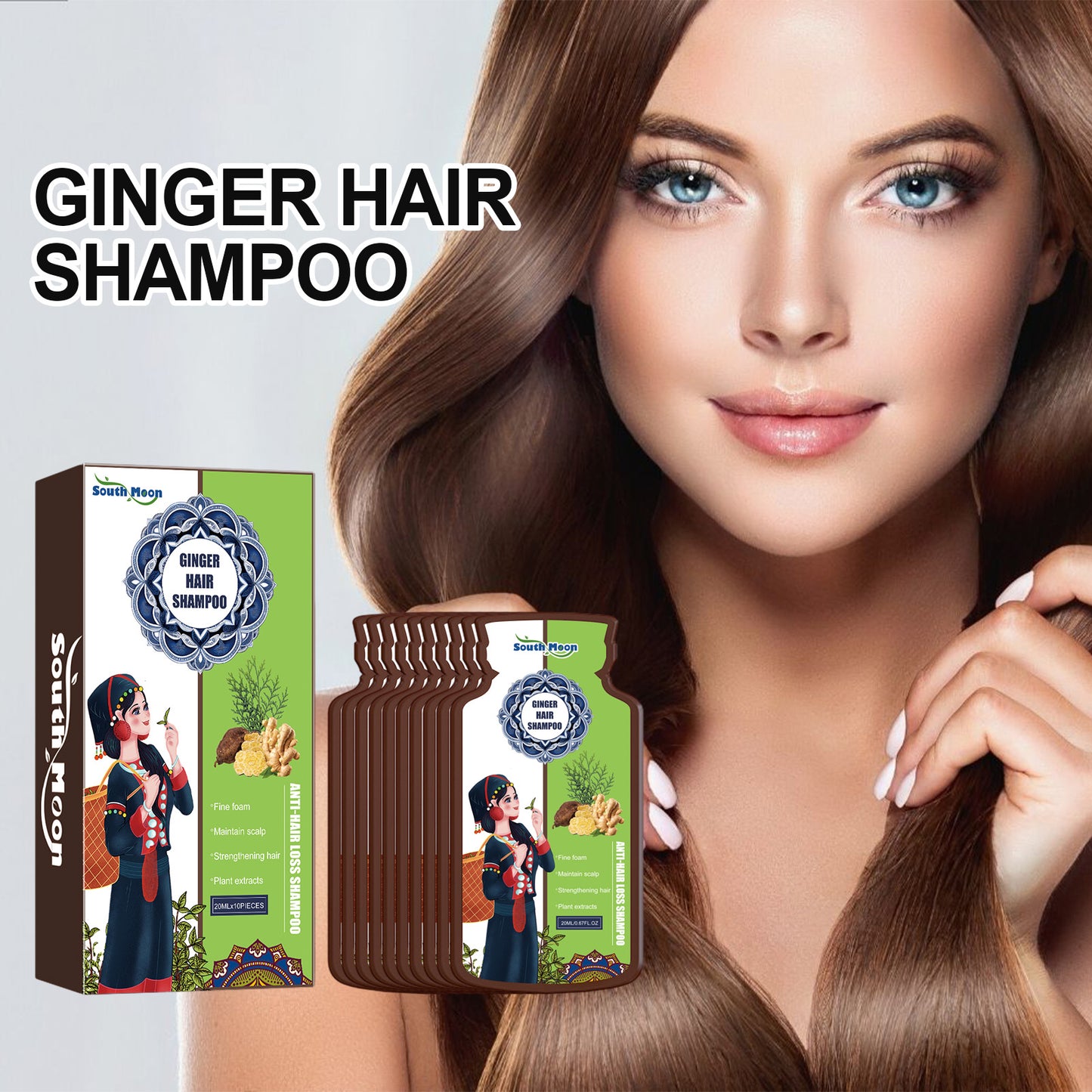 Ginger Care Shampoo Scalp Cleansing, Anti-Break Nourishing Root Strengthening Shampoo Health Eprolo https://www.cyberehub.com