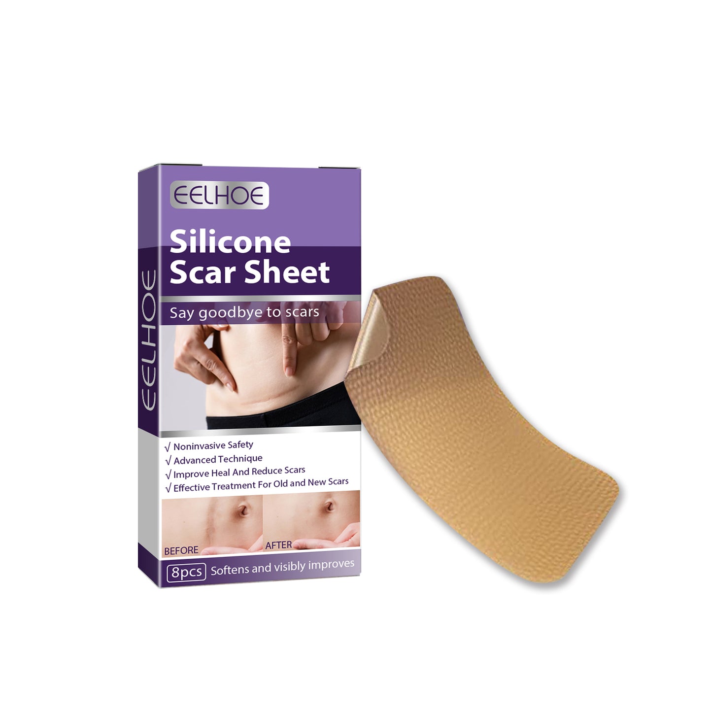Silicone Scar Patch, Reduces Stretch Marks And Hyperplasia Of Caesarean Section Scars Silicone Patch Health Eprolo https://www.cyberehub.com