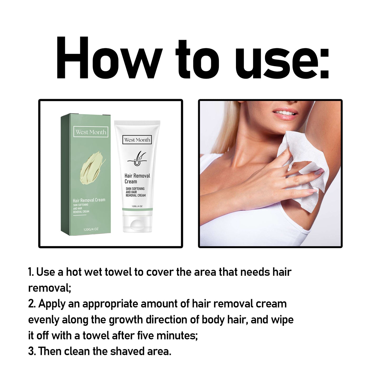 Hair Removal Cream, Full Body Underarm Lip Gentle Depilation Does Not Stimulate Smooth And Delicate Skin Health & Beauty Health Eprolo https://www.cyberehub.com
